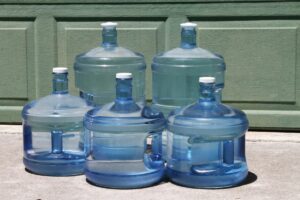 tips for storing water - use the right containers