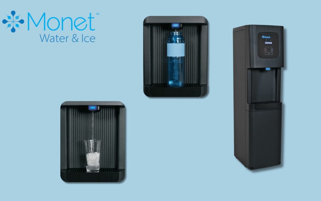 water dispenser and ice maker combo by monet coolers